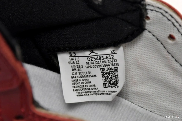 780 Chicago and NewStyle 1 Lost Jordan Retro OG High Found DZ5485- 1230